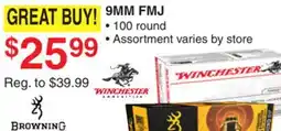 Dunham's Sports 9MM FMJ offer