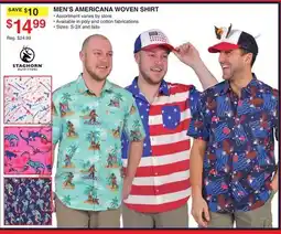 Dunham's Sports MEN'S AMERICANA WOVEN SHIRT offer