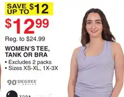 Dunham's Sports WOMEN'S TEE, TANK OR BRA offer