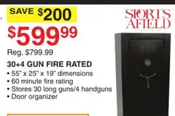 Dunham's Sports 30+4 GUN FIRE RATED offer