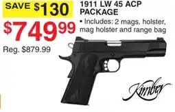 Dunham's Sports KIMBER 1911 LW 45 ACP PACKAGE offer