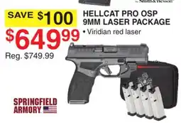 Dunham's Sports HELLCAT PRO OSP 9MM LASER PACKAGE offer