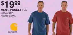 Dunham's Sports MEN'S POCKET TEE offer