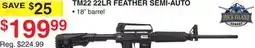 Dunham's Sports TM22 22LR FEATHER SEMI-AUTO offer