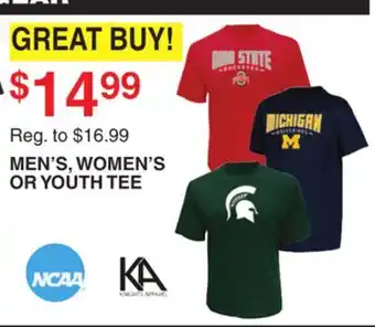 Dunham's Sports MEN'S, WOMEN'S OR YOUTH TEE offer