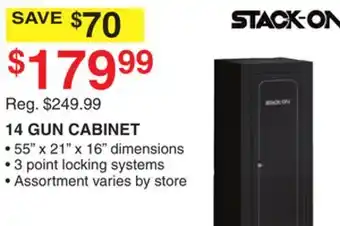 Dunham's Sports 14 GUN CABINET offer