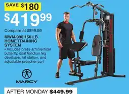 Dunham's Sports MWM-990 150 LB. HOME TRAINING SYSTEM offer
