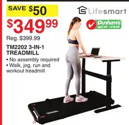 Dunham's Sports TM2202 3-IN-1 TREADMILL offer