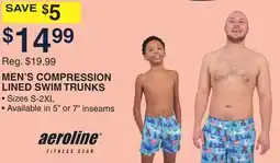 Dunham's Sports MEN'S COMPRESSION LINED SWIM TRUNKS offer