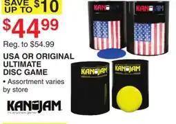 Dunham's Sports USA OR ORIGINAL ULTIMATE DISC GAME offer