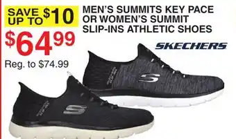 Dunham's Sports EN'S SUMMITS KEY PACE OR WOMEN'S SUMMIT SLIP-INS ATHLETIC SHOES offer