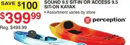 Dunham's Sports SOUND 9.5 SIT-IN OR ACCESS 9.5 SIT-ON KAYAK offer