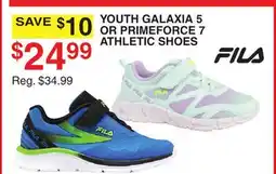 Dunham's Sports FILA YOUTH GALAXIA 5 OR PRIMEFORCE 7 ATHLETIC SHOES offer