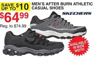 Dunham's Sports SKECHERS MEN'S AFTER BURN ATHLETIC CASUAL SHOES offer