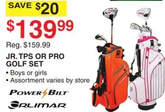 Dunham's Sports JR. TPS OR PRO GOLF SET offer