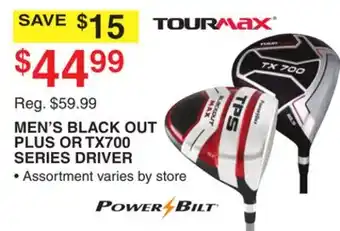 Dunham's Sports MEN'S BLACK OUT PLUS OR TX700 SERIES DRIVER offer