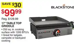 Dunham's Sports 17 TABLE TOP GRIDDLE offer