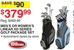 Dunham's Sports MEN'S OR WOMEN'S LINEAR XD SERIES GOLF PACKAGE SET offer