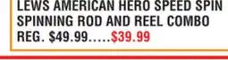 Dunham's Sports LEWS AMERICAN HERO SPEED SPIN SPINNING ROD AND REEL COMBO offer
