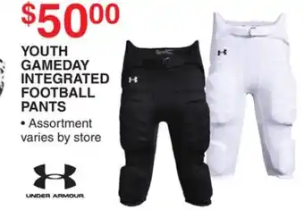 Dunham's Sports YOUTH GAMEDAY INTEGRATED FOOTBALL PANTS offer