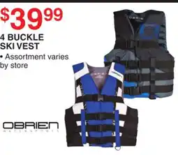 Dunham's Sports 4 BUCKLE SKI VEST offer