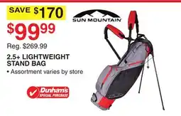 Dunham's Sports 2.5 + LIGHTWEIGHT STAND BAG offer