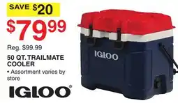 Dunham's Sports IGLOO 50 QT. TRAILMATE COOLER offer