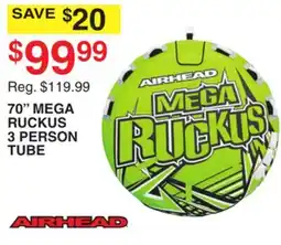 Dunham's Sports 70 MEGA RUCKUS 3 PERSON TUBE offer
