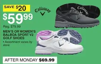Dunham's Sports MEN'S OR WOMEN'S BALBOA SPORT V2 GOLF SHOES offer