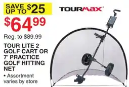 Dunham's Sports TOUR LITE 2 GOLF CART OR 7' PRACTICE GOLF HITTING NET offer