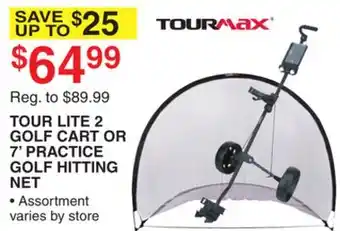Dunham's Sports TOUR LITE 2 GOLF CART OR 7' PRACTICE GOLF HITTING NET offer