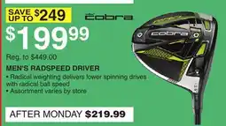 Dunham's Sports MEN'S RADSPEED DRIVER offer