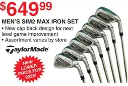 Dunham's Sports MEN'S SIM2 MAX IRON SET offer