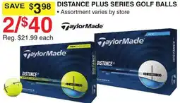 Dunham's Sports TAYLORMADE DISTANCE PLUS SERIES GOLF BALLS offer