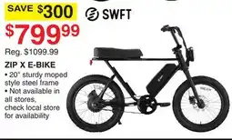 Dunham's Sports ZIP X E-BIKE offer