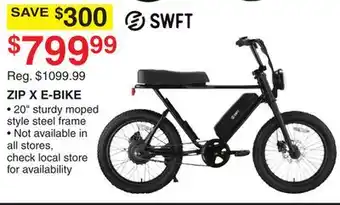 Dunham's Sports ZIP X E-BIKE offer