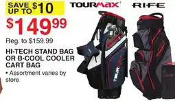 Dunham's Sports HI-TECH STAND BAG OR B-COOL COOLER CART BAG offer
