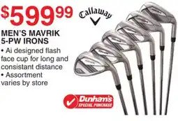 Dunham's Sports MEN'S MAVRIK 5-PW IRONS offer
