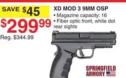 Dunham's Sports XD MOD 3 9MM OSP offer