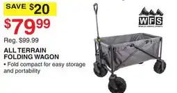Dunham's Sports ALL TERRAIN FOLDING WAGON offer