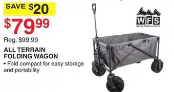 Dunham's Sports ALL TERRAIN FOLDING WAGON offer
