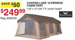 Dunham's Sports CANYON LAKE 10-PERSON CABIN TENT offer