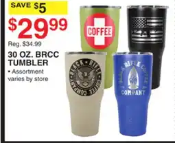 Dunham's Sports 30 OZ. BRCC TUMBLER offer