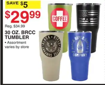 Dunham's Sports 30 OZ. BRCC TUMBLER offer