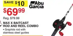 Dunham's Sports MAX X BAITCAST ROD AND REEL COMBO offer