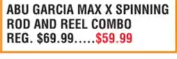 Dunham's Sports ABU GARCIA MAX X SPINNING ROD AND REEL COMBO offer