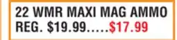 Dunham's Sports WMR MAXI MAG AMMO offer