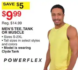 Dunham's Sports MEN'S TEE, TANK OR MUSCLE offer
