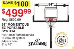 Dunham's Sports 54 MOMENTOUS EZ PORTABLE SYSTEM offer