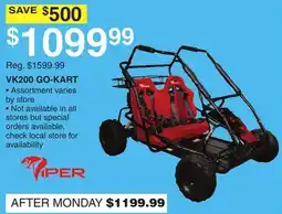 Dunham's Sports VK200 GO-KART offer